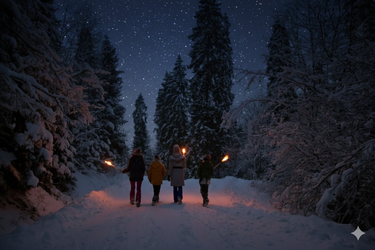 Fackelwanderung & Rodelspaß: Winterabenteuer am Rosskopf