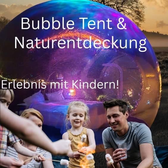 Zubuchung für Kinder im Bubble Tent