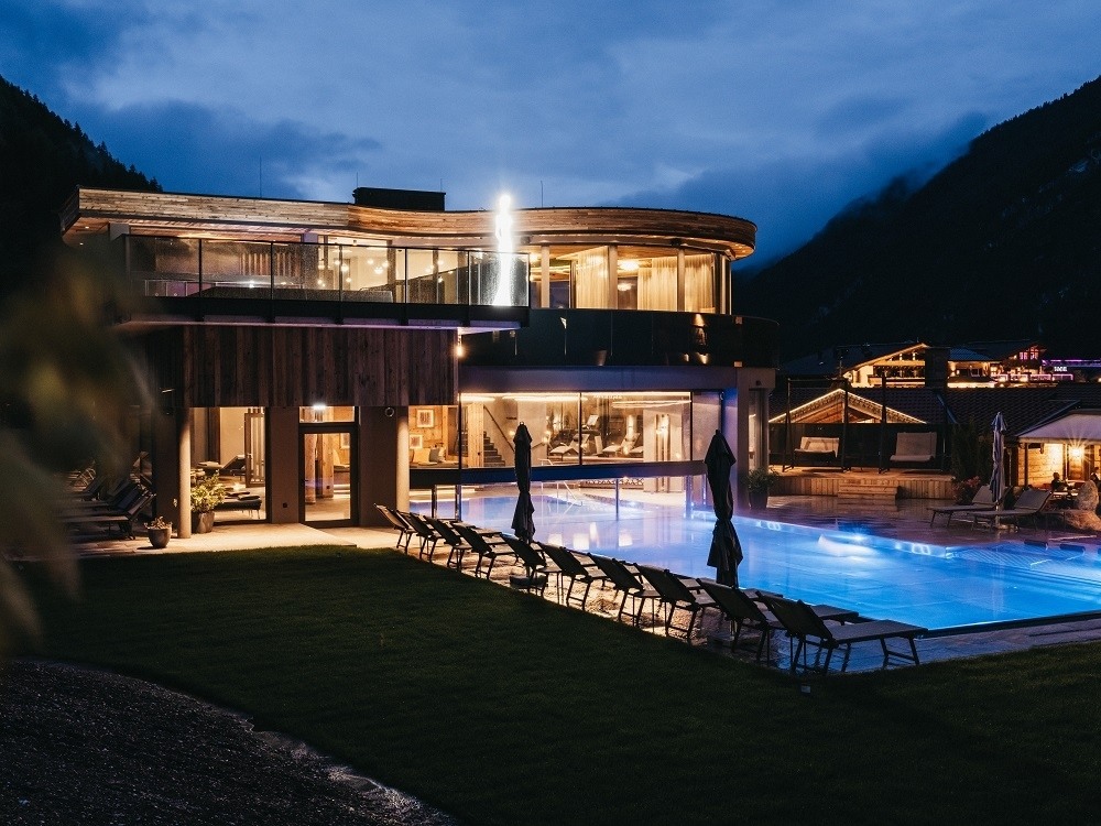 Late night swim