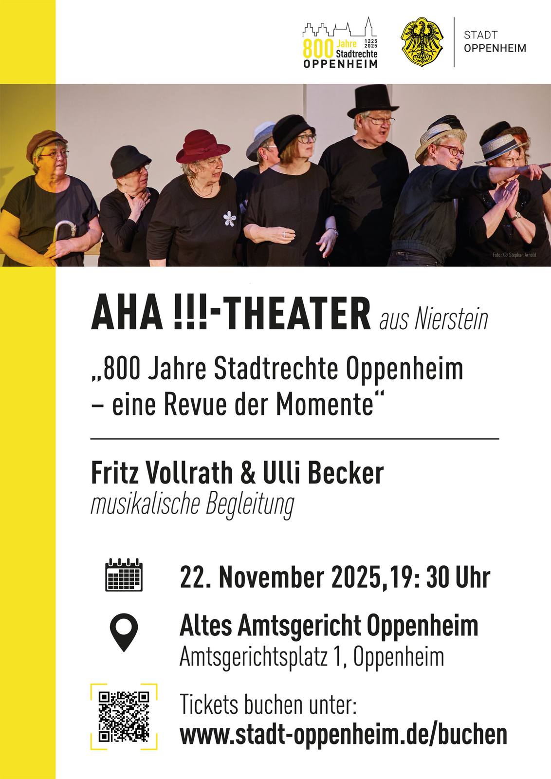 AHA-Theater: Rundgang durch die Oppenheimer Geschichte