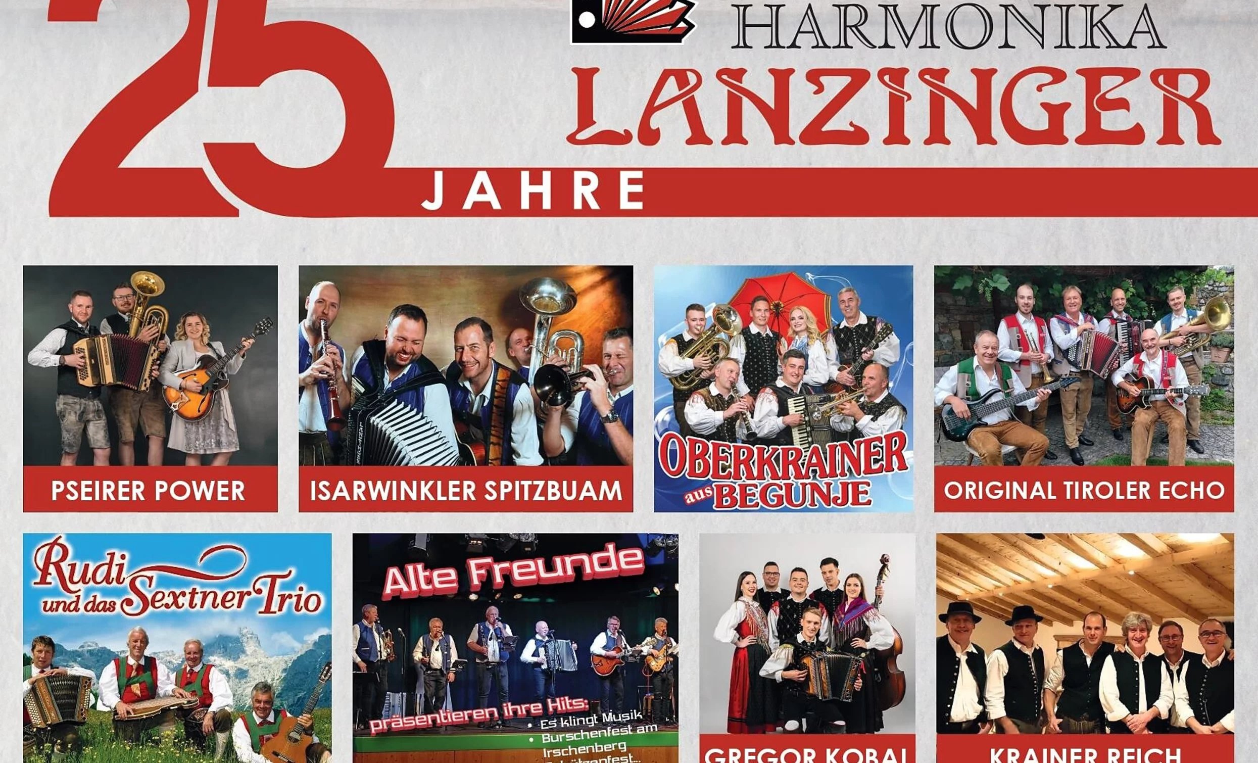 25 years of Lanzinger Harmonika - anniversary celebration with a big parade of musicians!