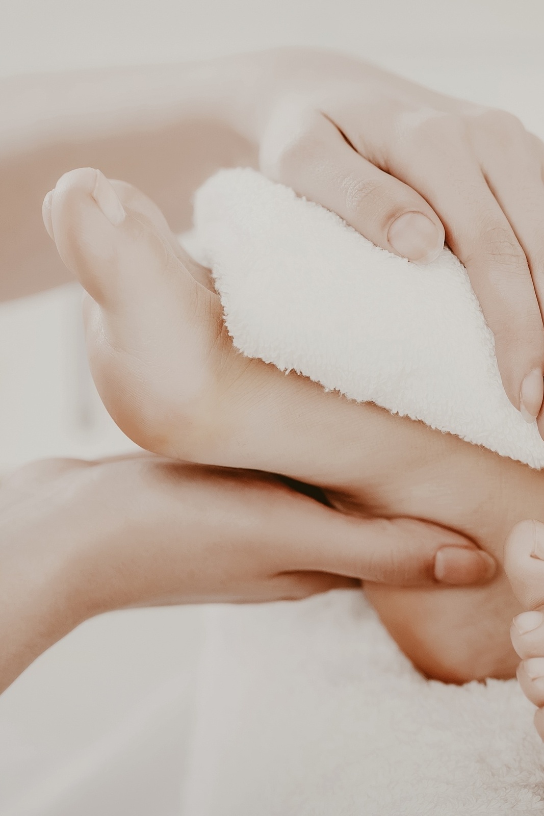 Pedicure without varnish