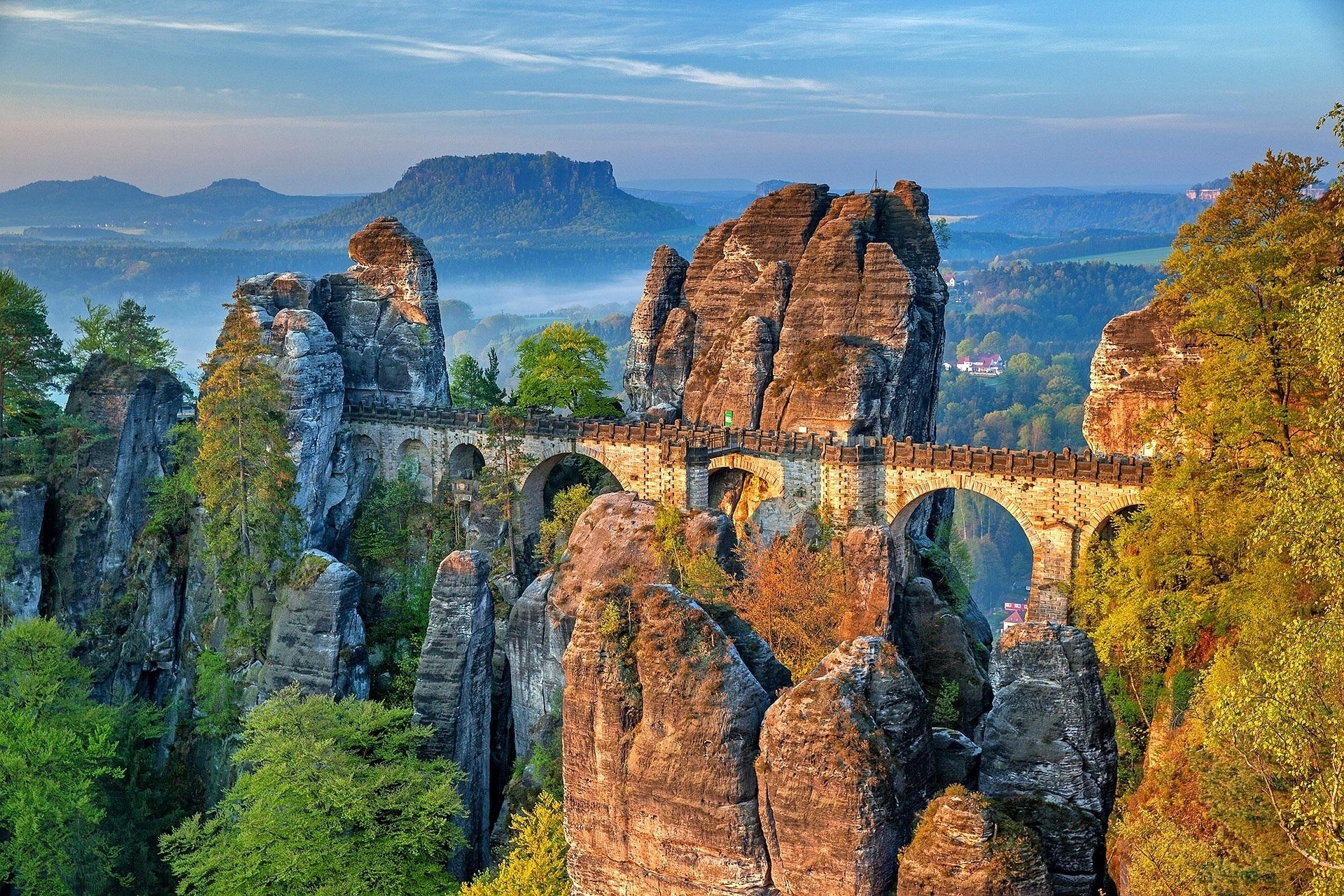 Magical moments on the Bastei Bridge