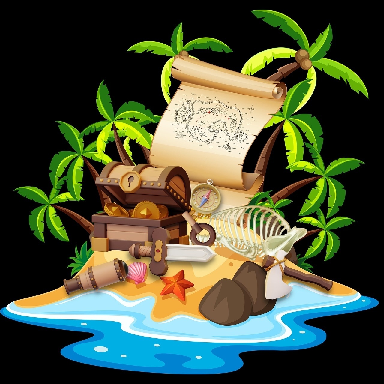 🏴‍☠️"Piratenabenteuer: Schminken, Basteln & Geschichten für kleine Entdecker!"🏝️