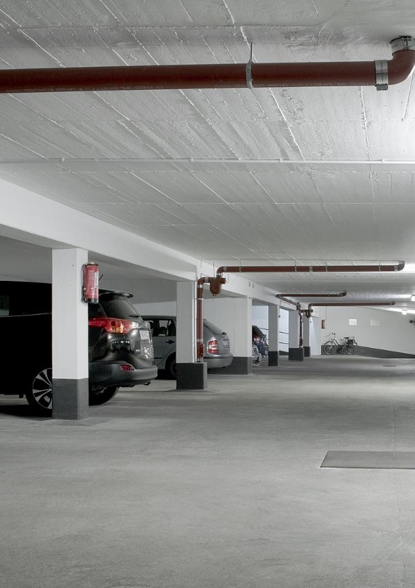 Underground parking &
Charging station for e-car