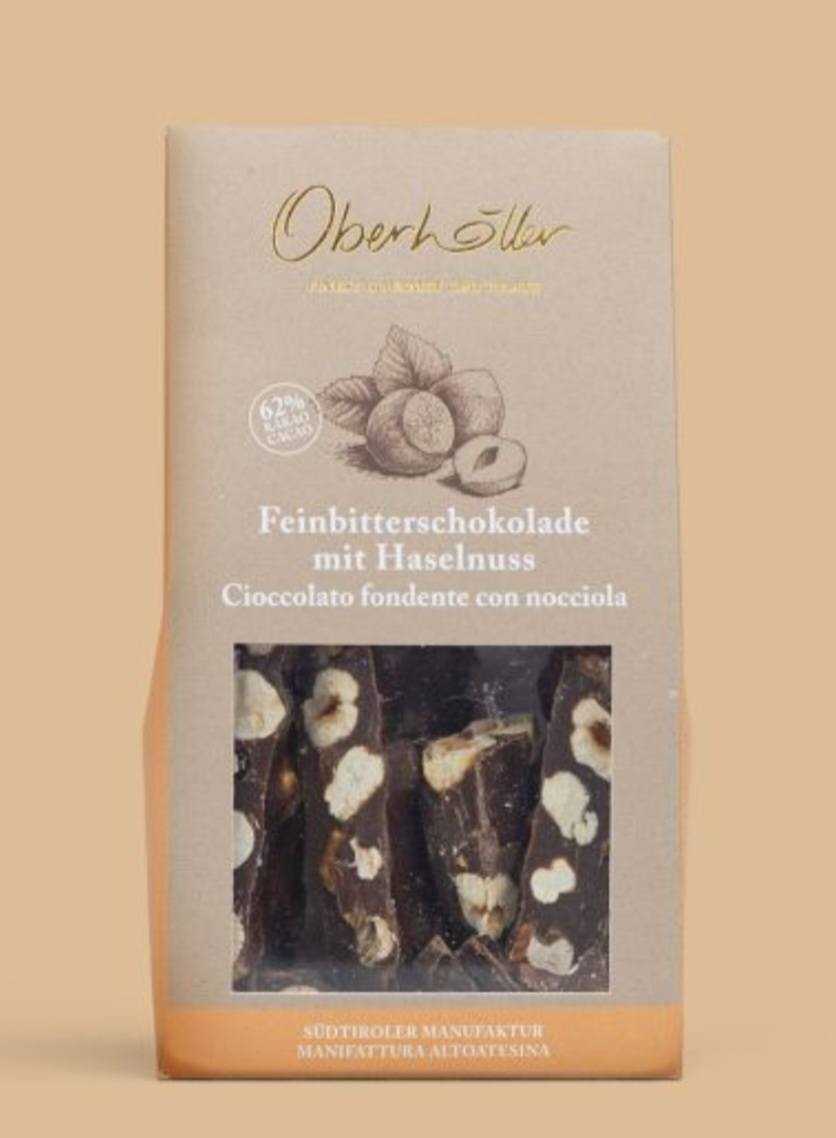 Oberhöller
Feinbitterschokolade mit Haselnuss