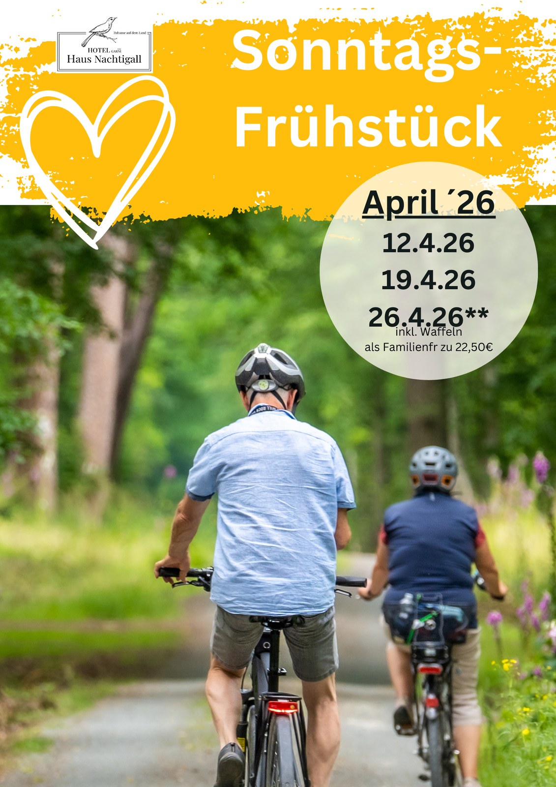April - Sonntags-Frühstück - Niederrhein