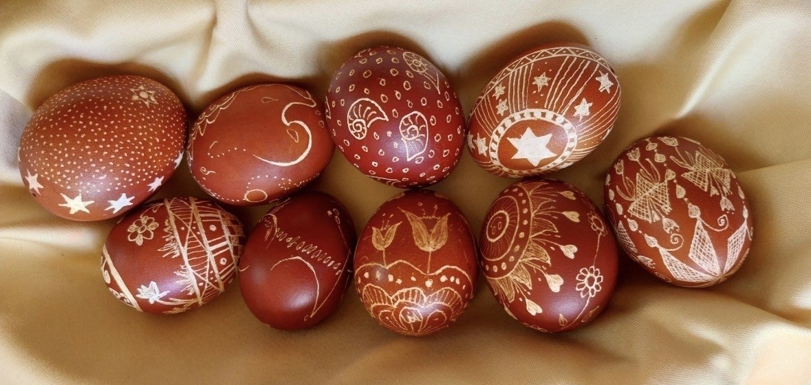 Engraving Easter eggs Easter egg mini workshop