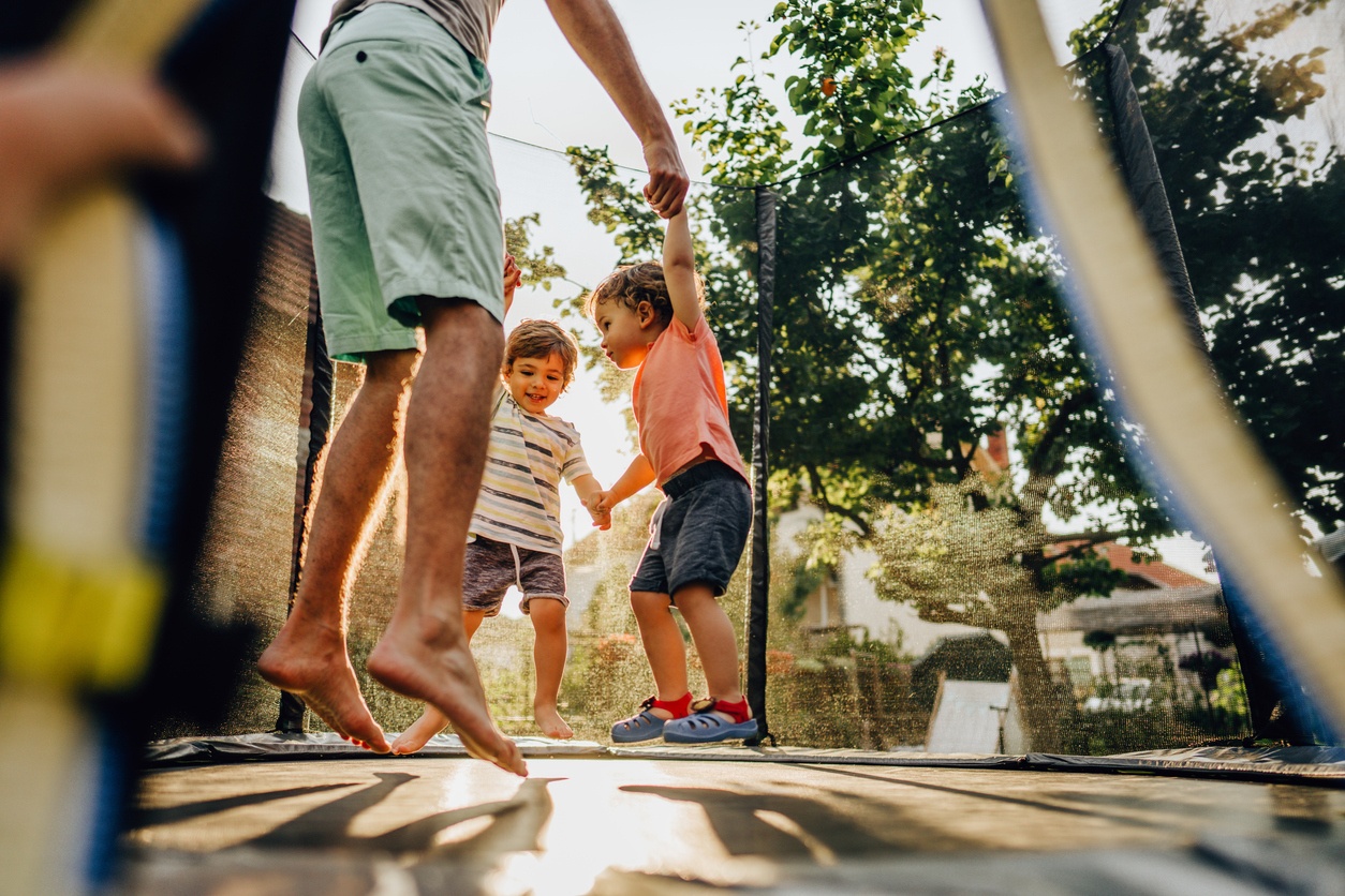 Turnen auf dem Trampolin für 6-13 Jährige