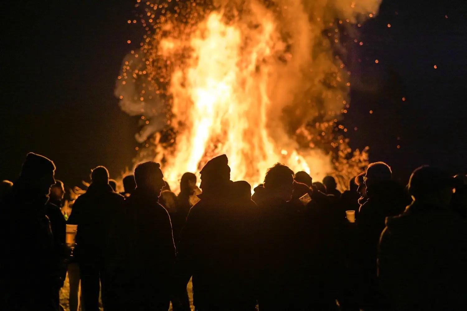 Osterfeuer Fichtenau