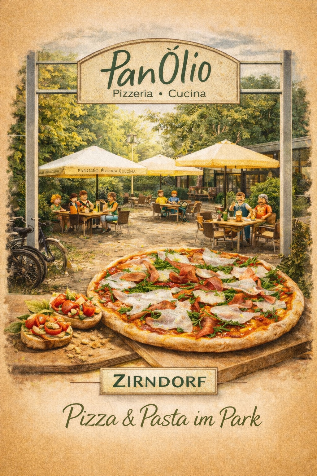 Pizza & pasta in the park