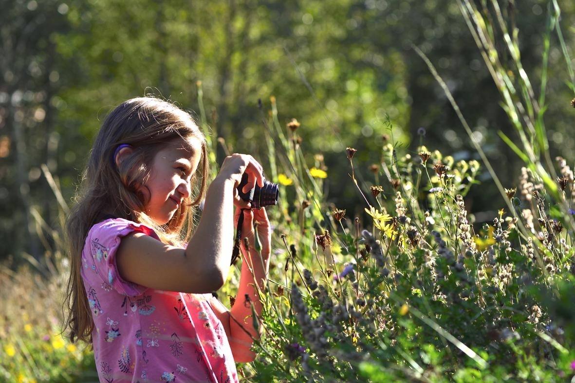 Nature photography for children
