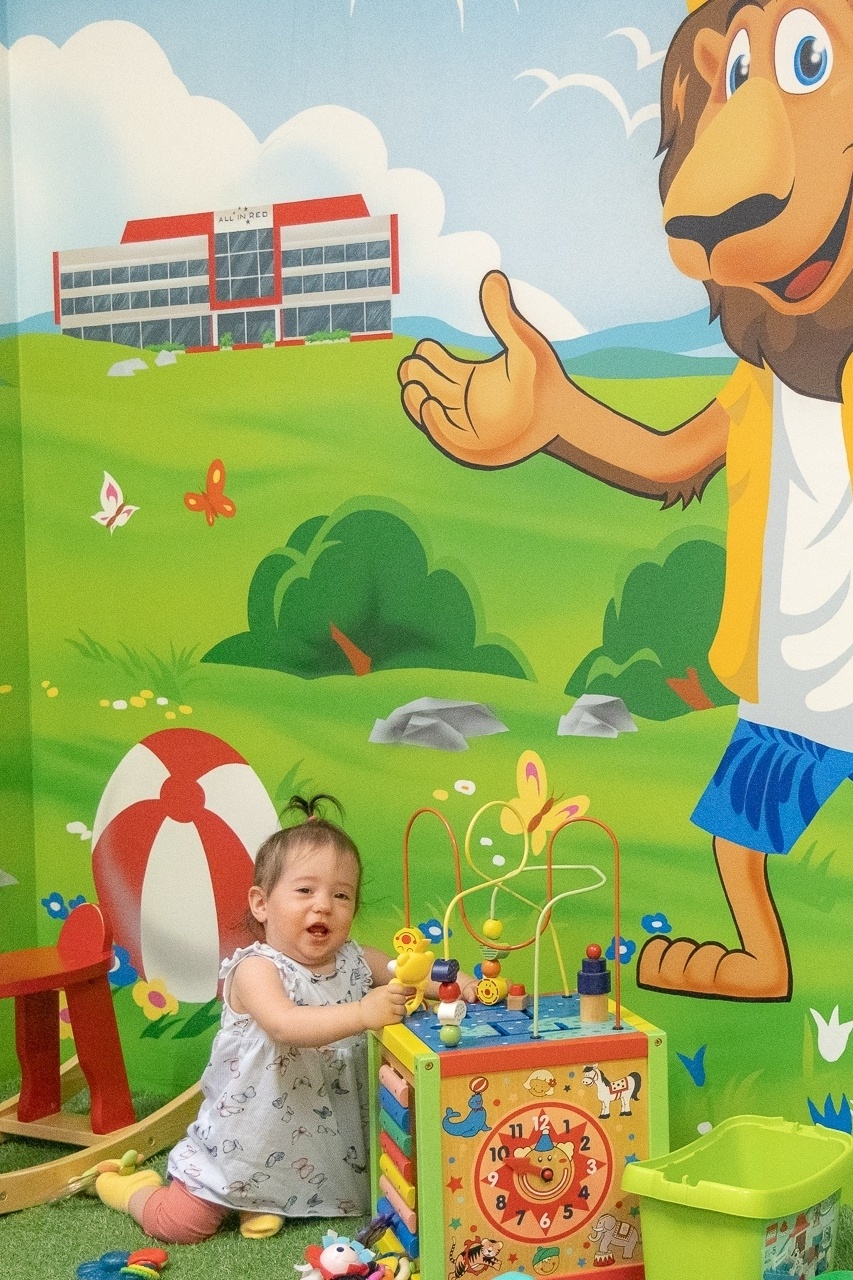 Playing and gymnastics