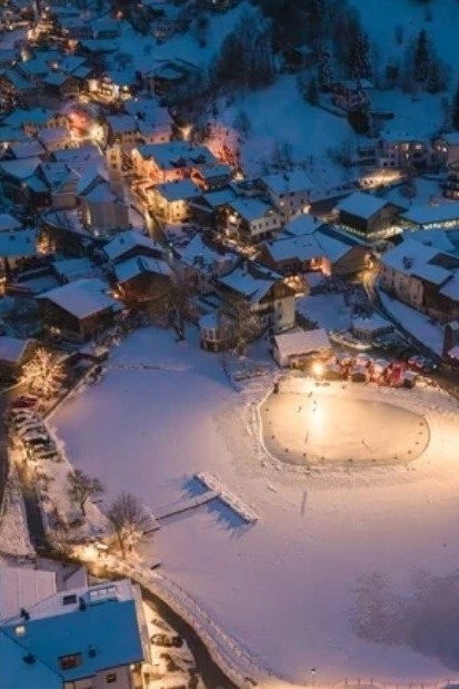 Eislaufen am Lader Weiher