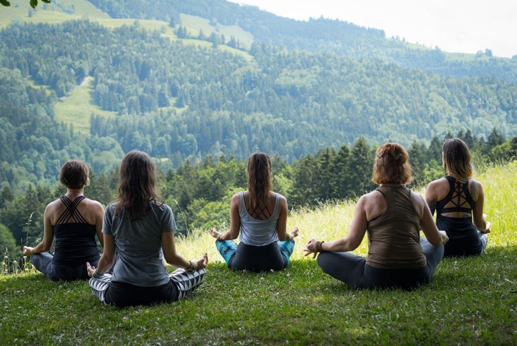 Auszeit und Meditation im Wald