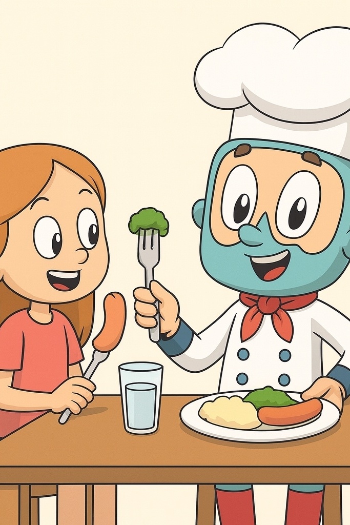 *Dinner at the Kidsclub - Parental leave deluxe!