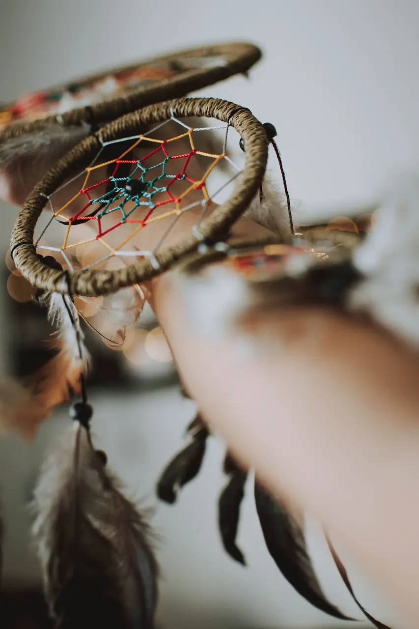 Shamanic ritual in the forest