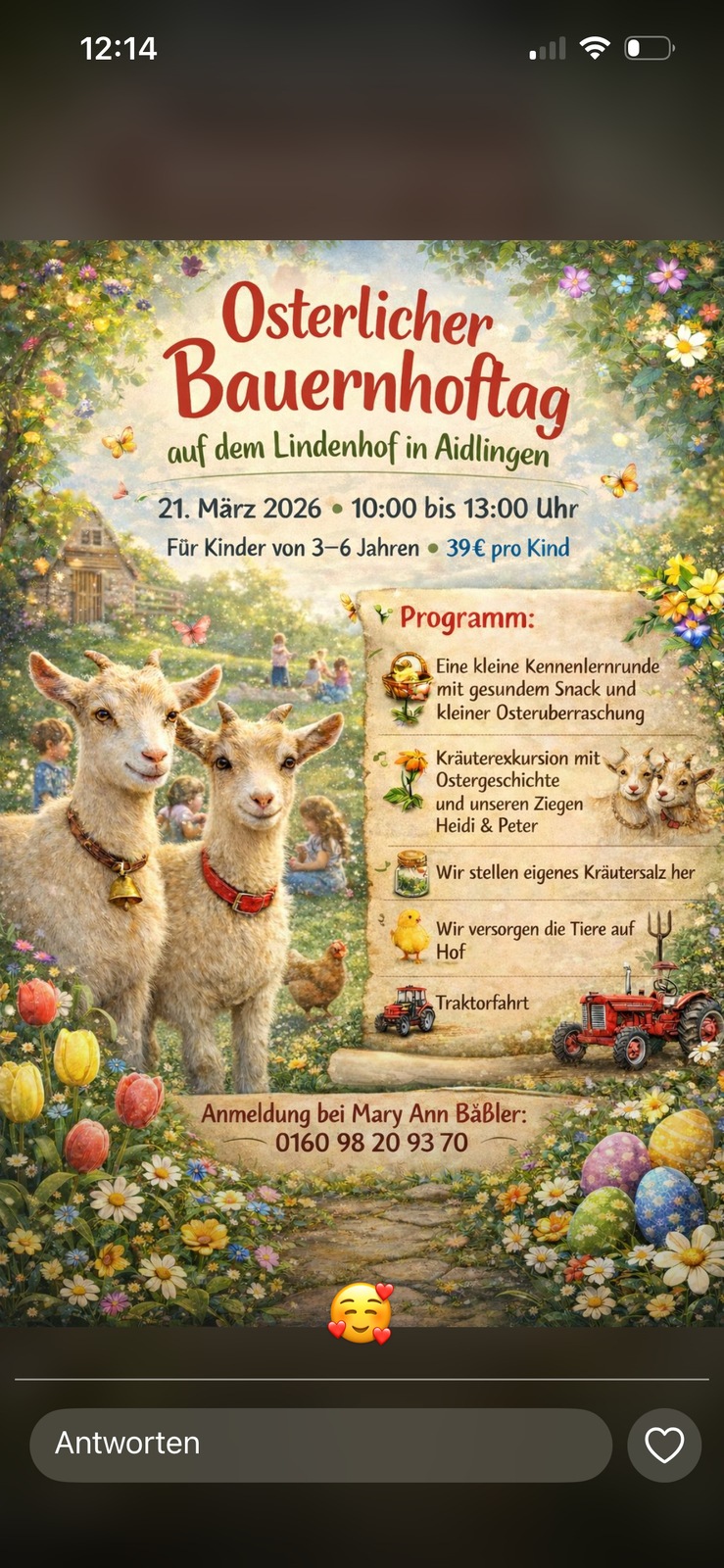 Bauernhoftag 3-6J im März