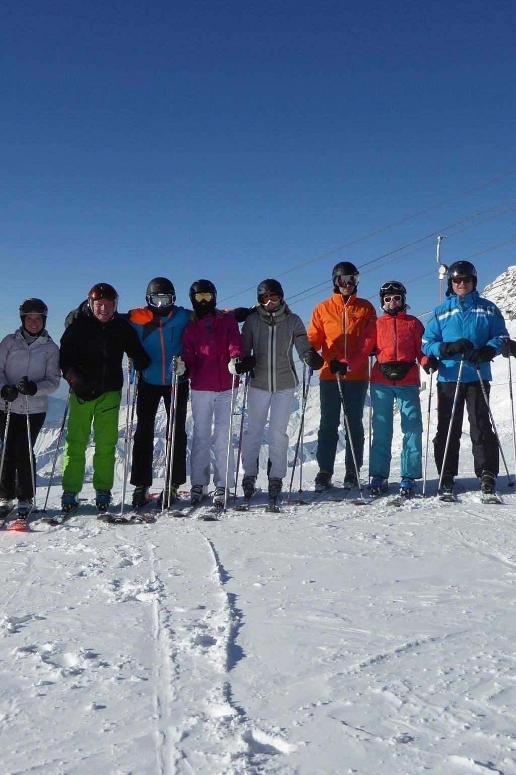 Ski guiding adventure in the Zillertal 3000 ski area
