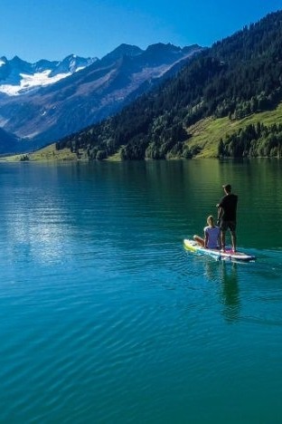*Stand up paddle am Stausee