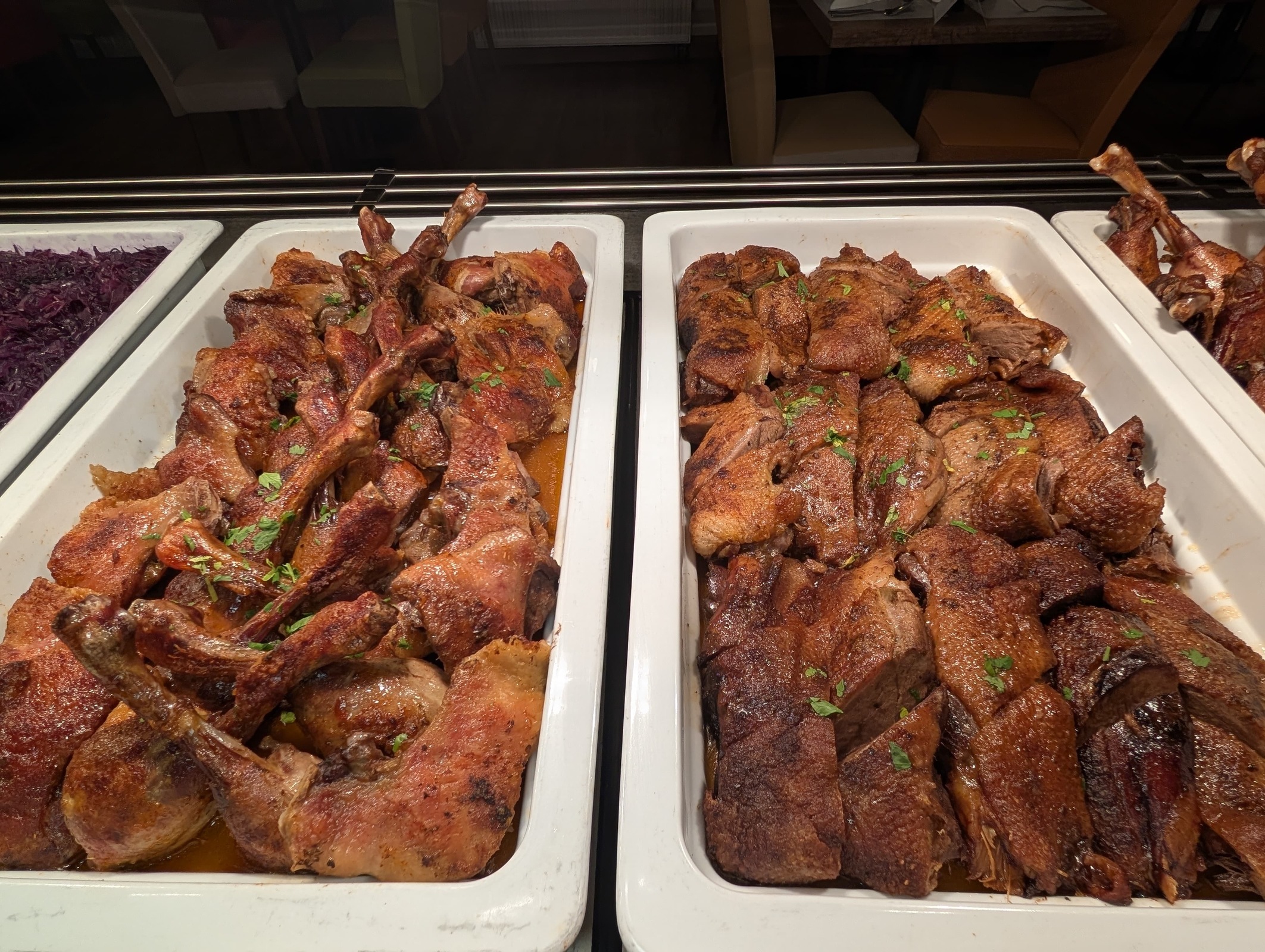 All-inclusive winter goose buffet