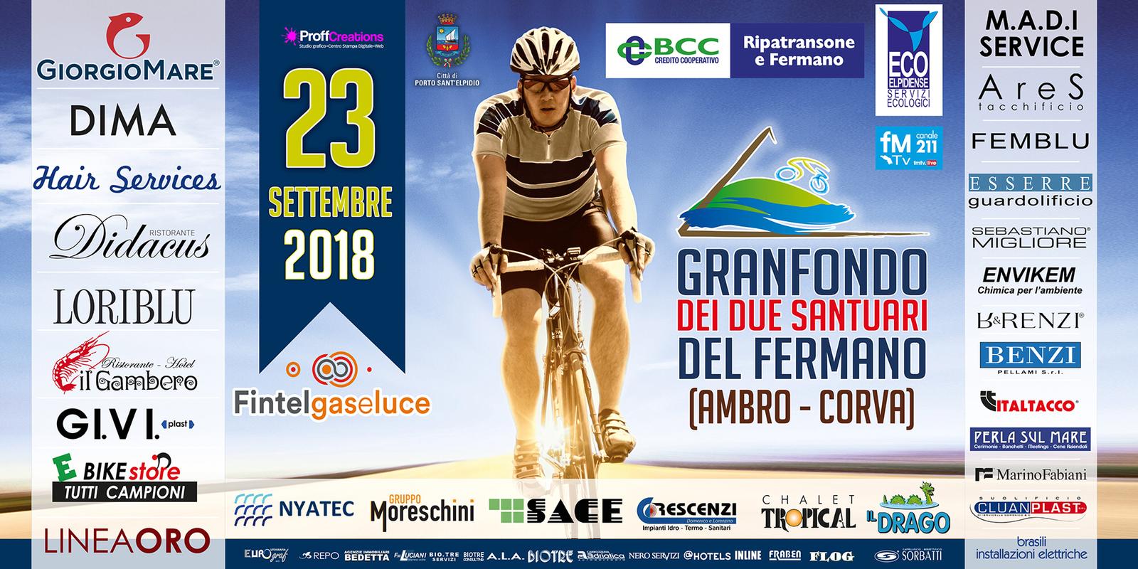 Gran Fondo dei Due Santuari del Fermano 2018, terza edizione