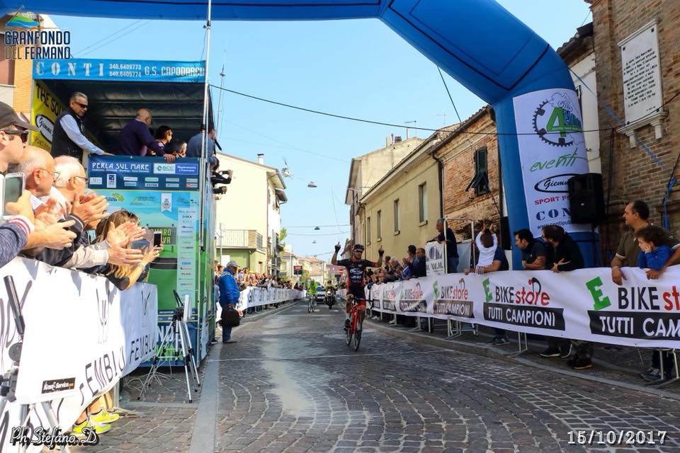 Gran Fondo del Fermano 2017, vittoria di Manuel Fedele