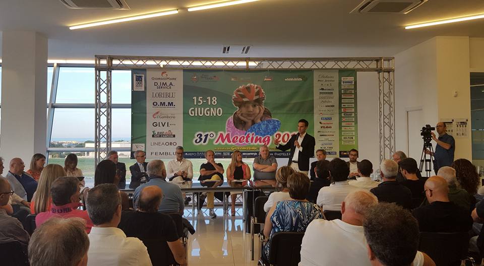 Diamante Loriblu, presentazione del Meeting Nazionale Giovanissimi 31 a Porto Sant'Elpidio, il sindaco Nazareno Franchellucci