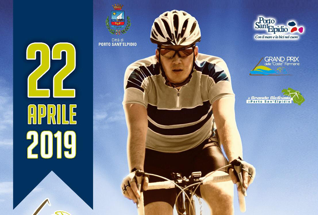 Locandina Granfondo Città di Porto Sant'Elpidio settima edizione 22 Aprile 2019