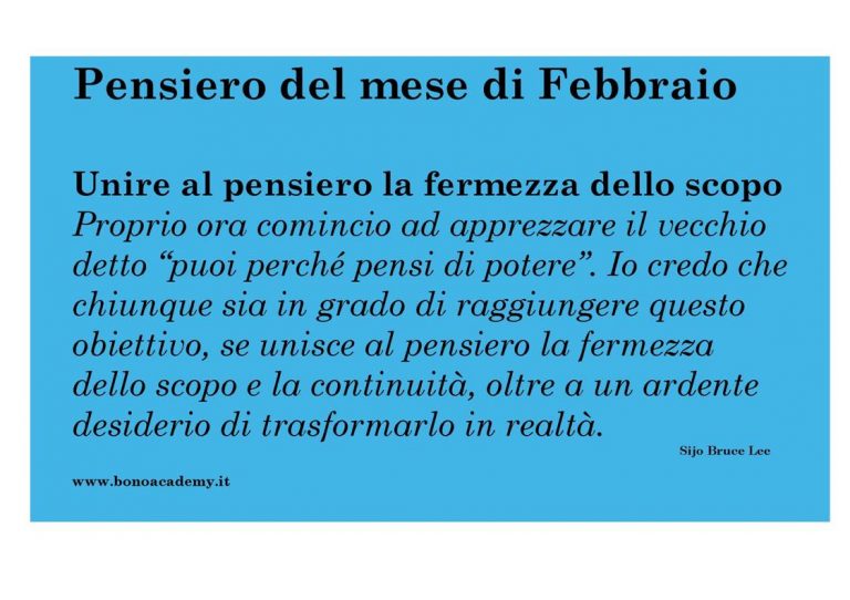 Pensiero del mese di Febbraio 2011 8