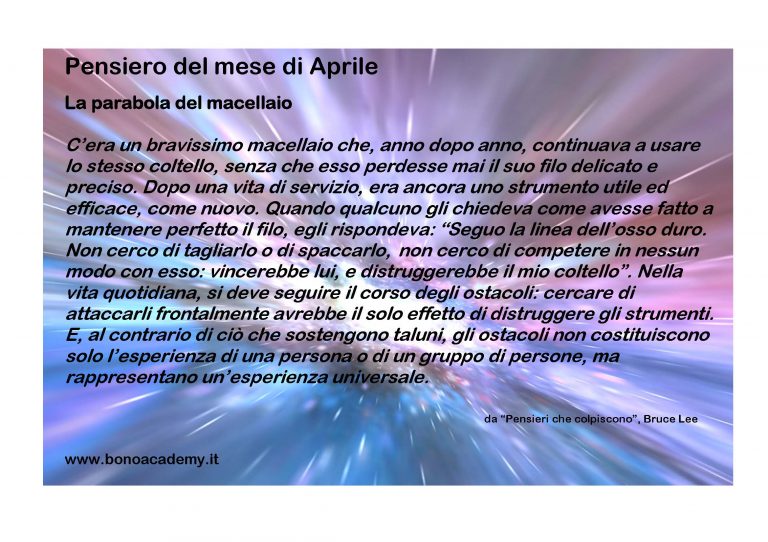 Pensiero del Mese: La parabola del macellaio 7