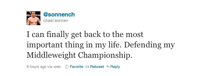 Chael Sonnen può tornare. tremate 8