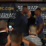 Jon Jones vs Rampage: staredown 9
