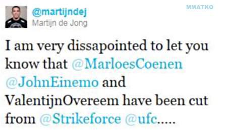 La Zuffa lascia a casa tutti i fighter della Golden Glory... 11