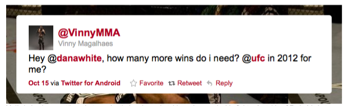 Vinny Magalhaes stufo della M-1, fa il filo all'UFC 4