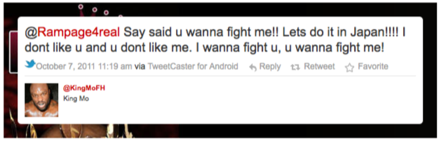 UFC japan: King Mo vs Rampage ? 1