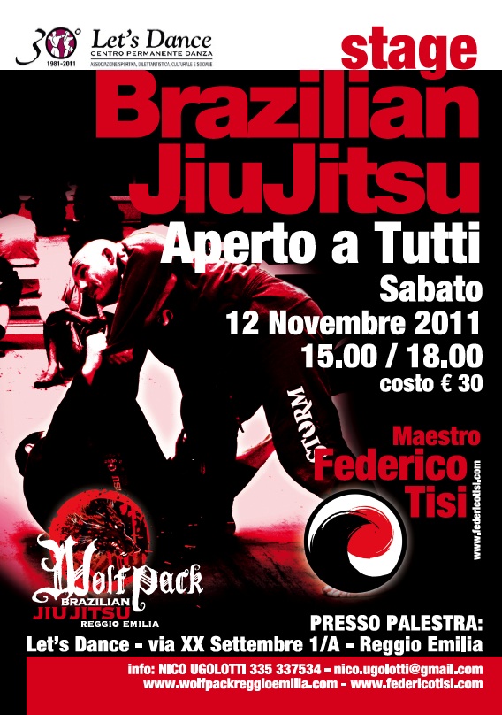 Federico Tisi in Stage a Reggio (12 Novembre) 2