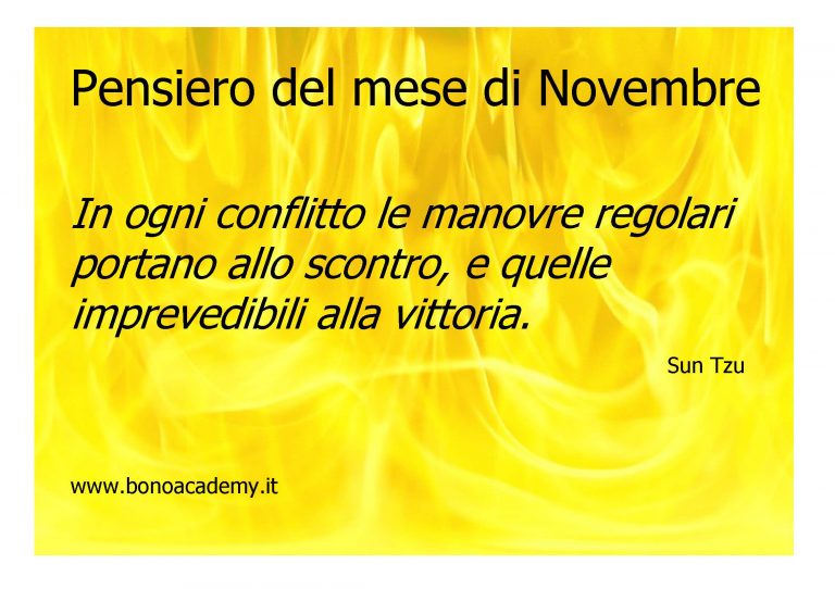 Pensiero del mese di Novembre (Sun Tzu) 5