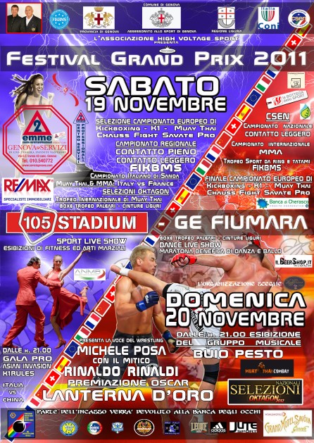 Festival GranPrix: MMA & Grappling -19/20 Novembre 18