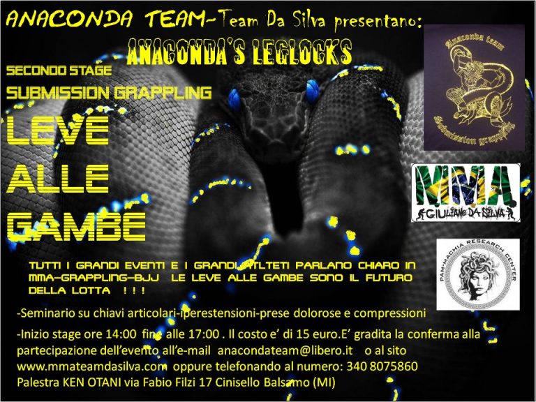 <b>Domenica 4 Dic </b> Stage Leve alle gambe parte 2 @ Anaconda Team (Milano) 11