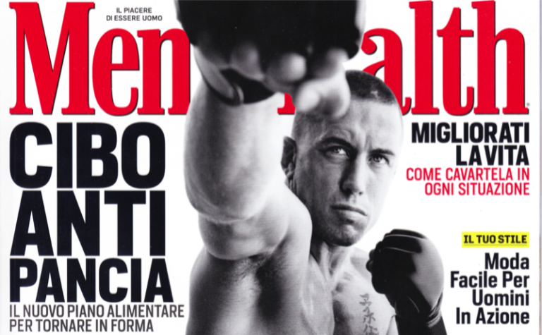 Men's Health Parla di MMA: GSP è in copertina 1