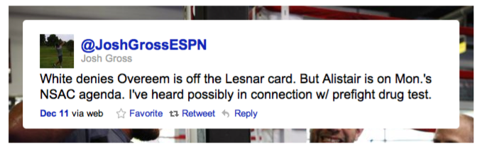 Voci di corridoio: Alistair Overeem fuori dall UFC140 ? 6