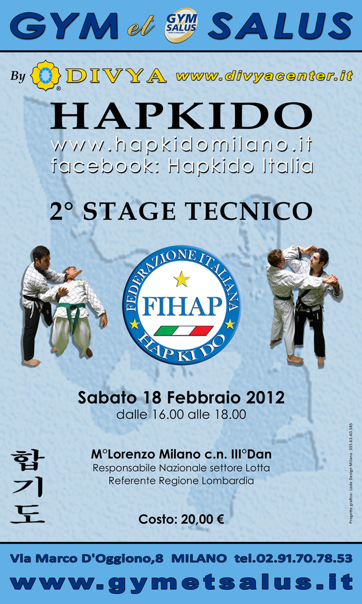 Stage Tecnico Hapkido - Milano 2