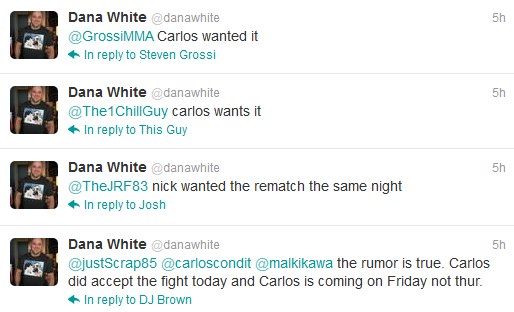 Dana conferma Condit vs Diaz II - Cesar Gracie: vedremo.... 1