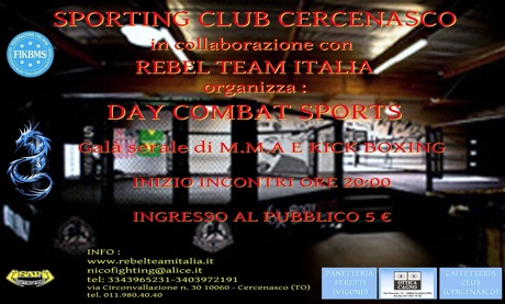 30 Giugno a Cernasco (TO) evento di MMA 13