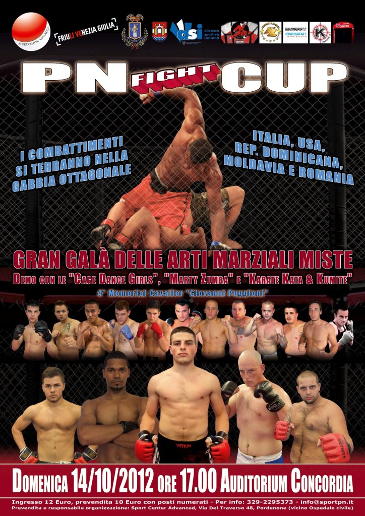 Pordenone SuperSfida MMA Italia-USA: PN Fight Cup 1