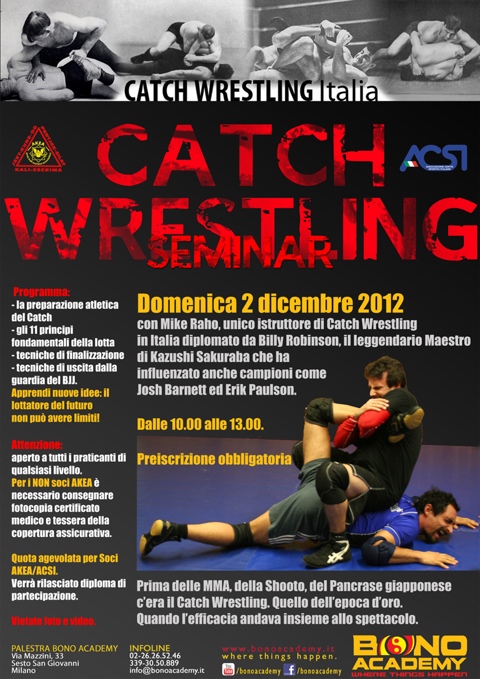 Catch Wrestling con Mike Raho Catch Wrestling con Mike Raho