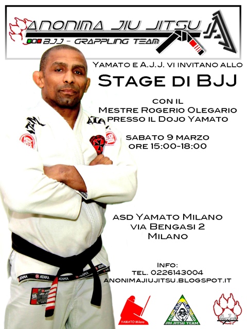 Volantino stage Rogerio