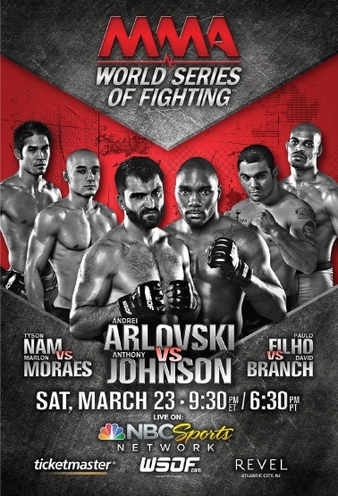 Risultati World Series of Fighting 2: Arlovski vs. Johnson (23.3.2013) 3