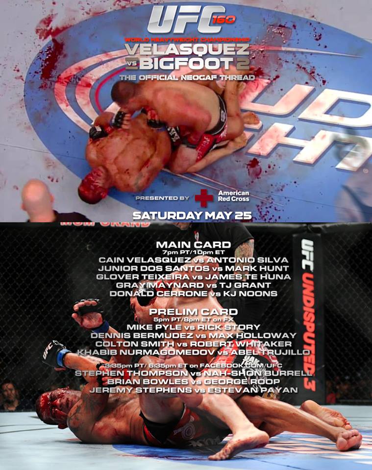 FantaMMA season 3 day 19 - UFC 160: Velasquez vs Silva II 1